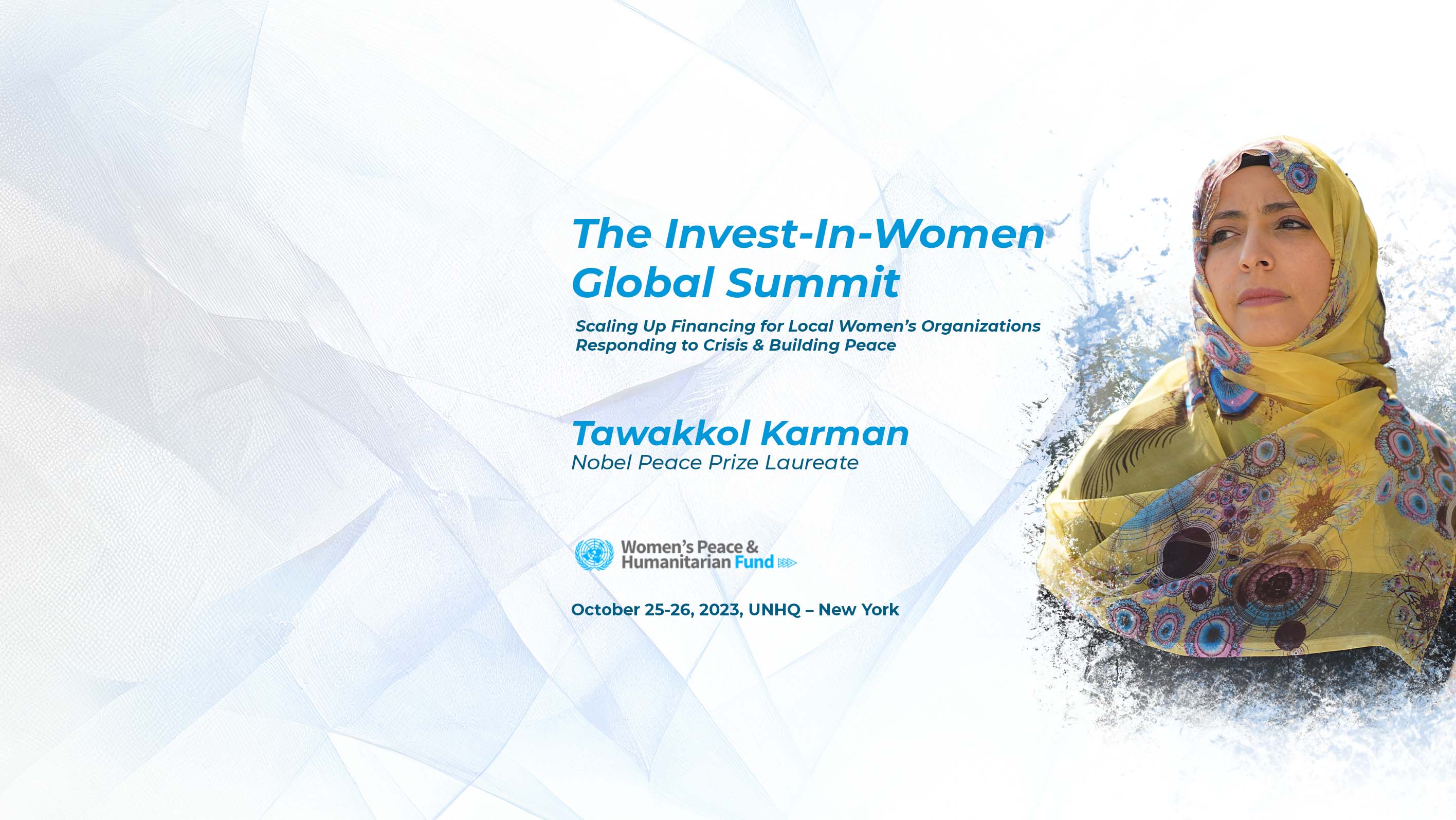 Nobel laureate Tawakkol Karman to join United Nations Global Summit on women's empowerment 